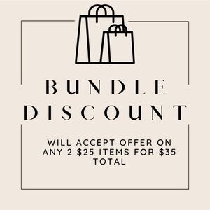 Will Accept Offer on any 2 $25 items For $35 Total
